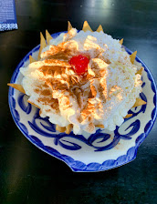 Coconut fried ice cream